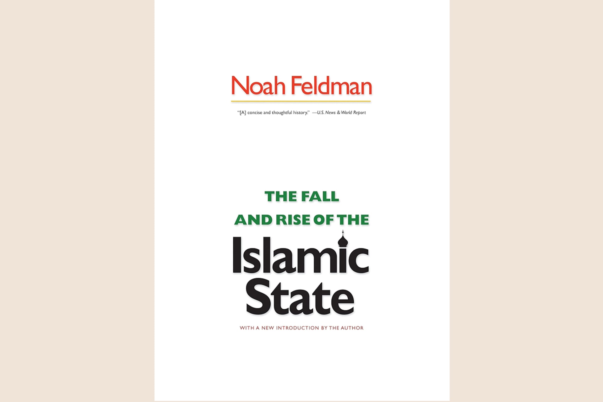 A book cover that reads, "The Fall and Rise of the Islamic State".