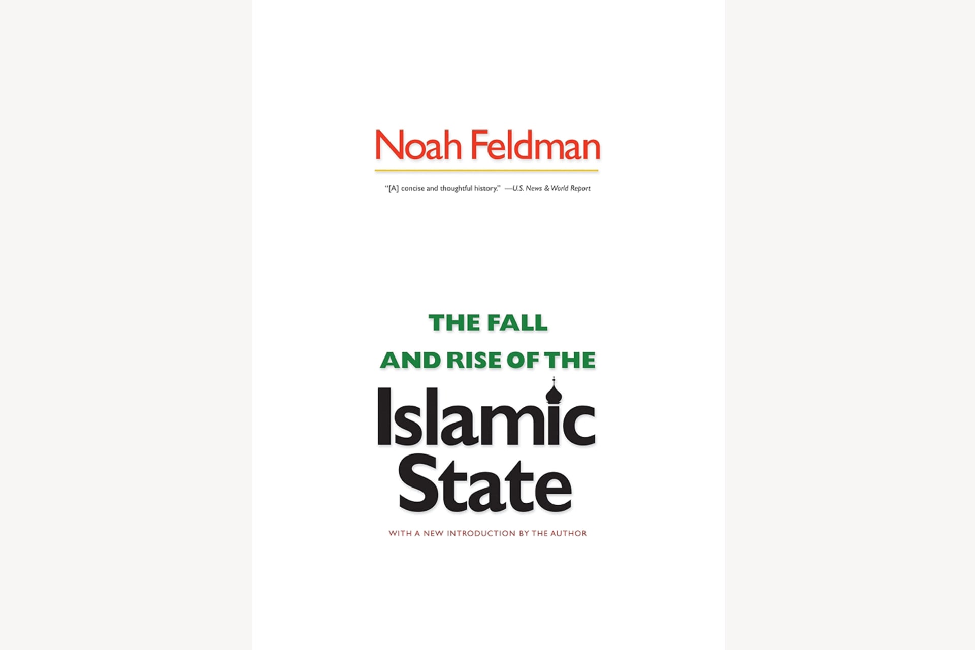 A book cover that reads, "The Fall and Rise of the Islamic State".