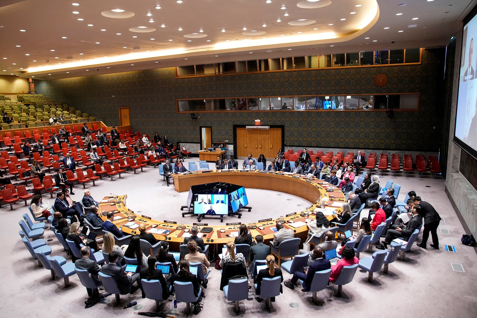 FILE PHOTO: United Nations Security Council meeting on the situation in the Middle East