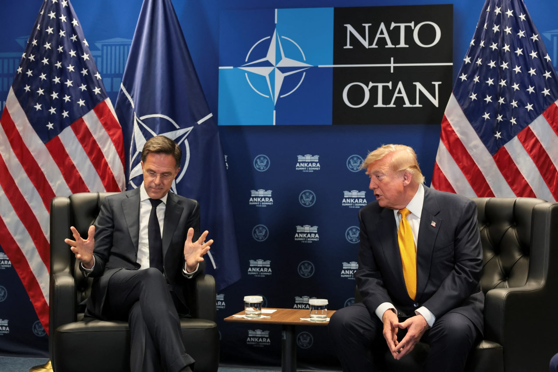 U.S. President Donald Trump attends the NATO summit in Ankara