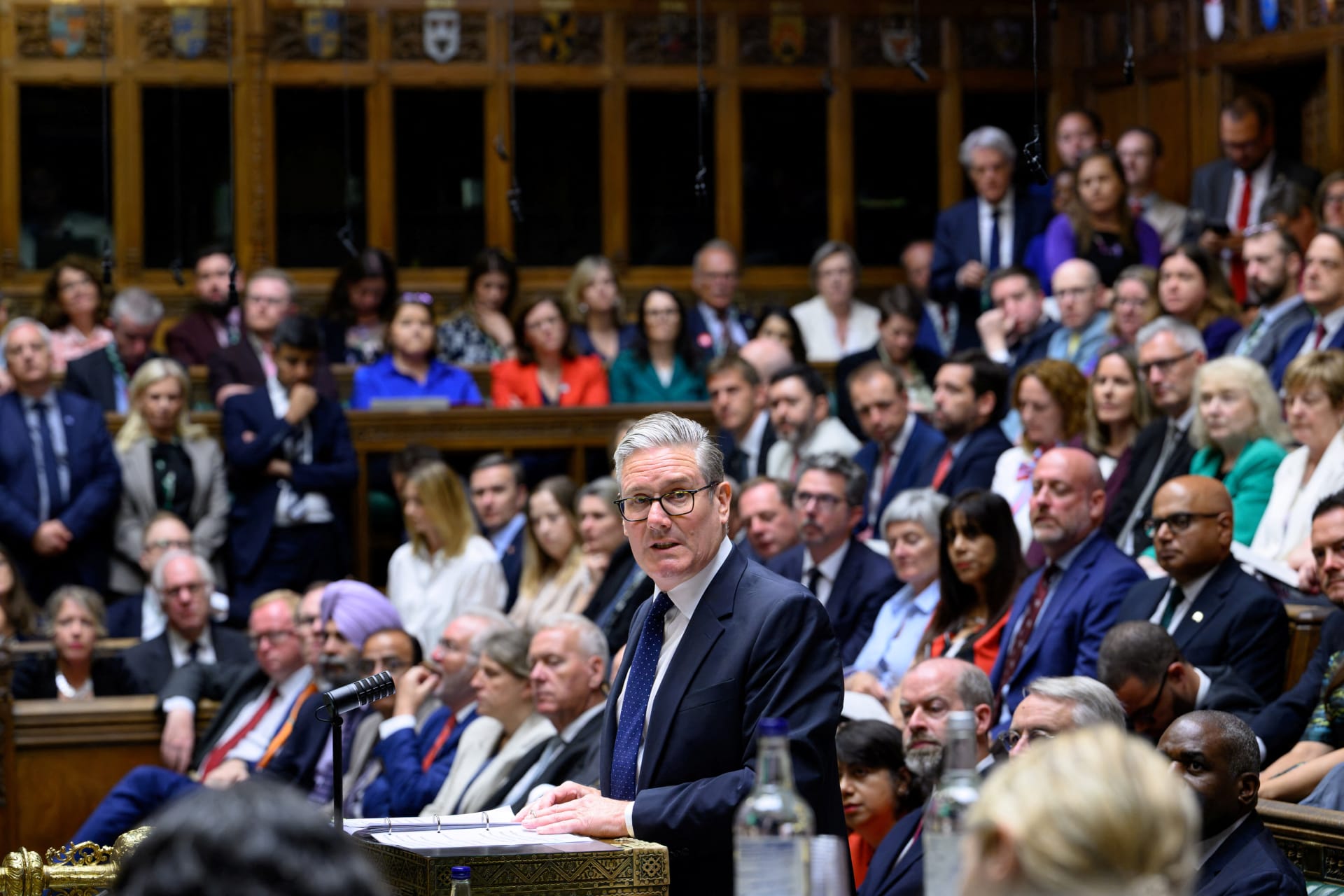 <p>UK Prime Minister Keir Starmer speaks during his final Prime Minister’s Questions at the House of Commons in London on July 15, 2026.</p>
