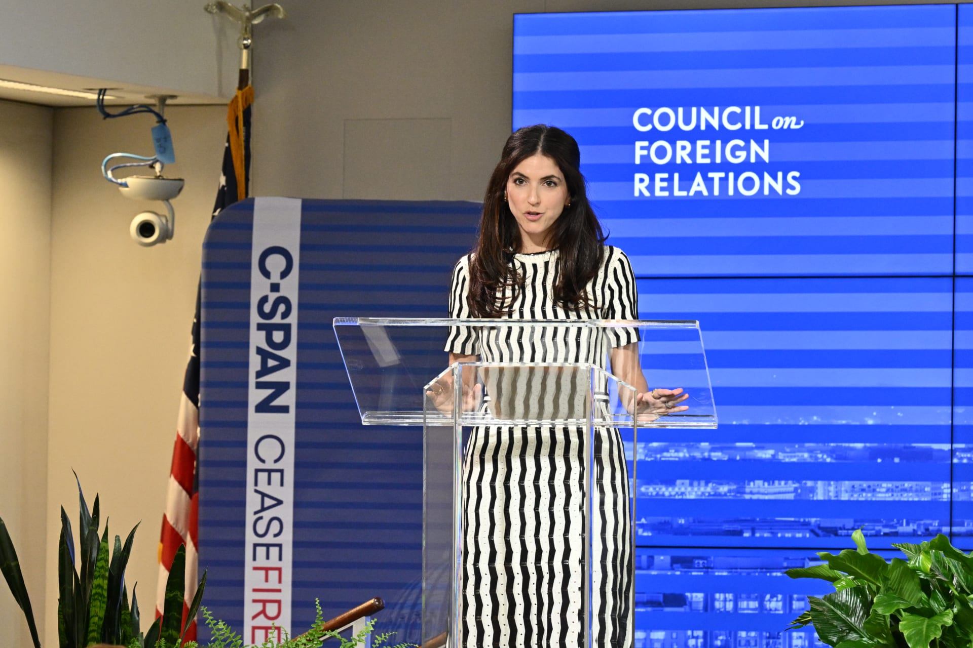 <p>CFR Senior Fellow for U.S. Foreign Policy and Director of CFR’s Future of American Strategy Initiative Rebecca Lissner gives introductory remarks on the future of U.S. foreign policy at the Future of American Strategy Initiative launch event.</p>