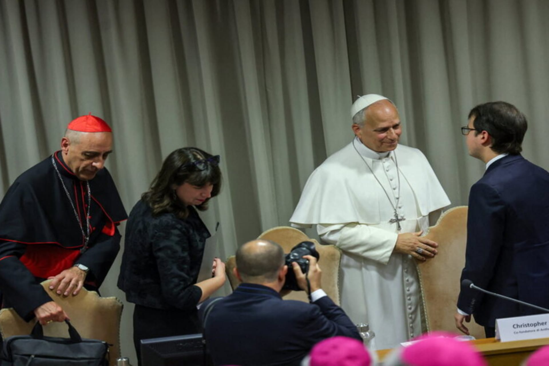 Pope Leo presents his first, AI-focused encyclical "Magnifica humanitas" at the Vatican