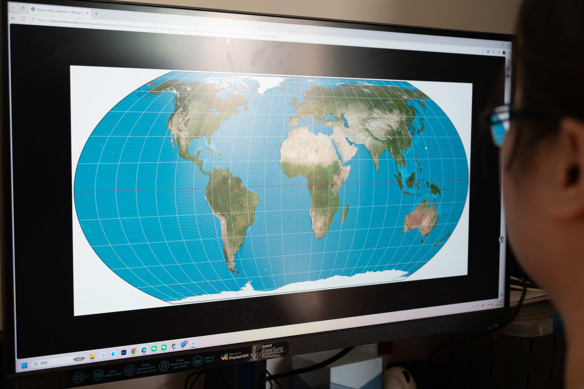 <p>A man checks the “Equal Earth” map projection on a screen in Shanghai, China, on Sunday, September 6, 2026. The United Nations General Assembly recently endorsed the non-binding resolution to promote the projection, which aims to correct geographical distortions caused by the traditional Mercator map.</p>
