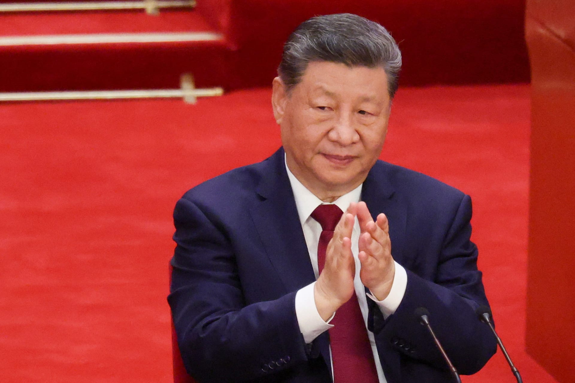 Ceremony marking the 105th anniversary of the Communist Party of China, in Beijing