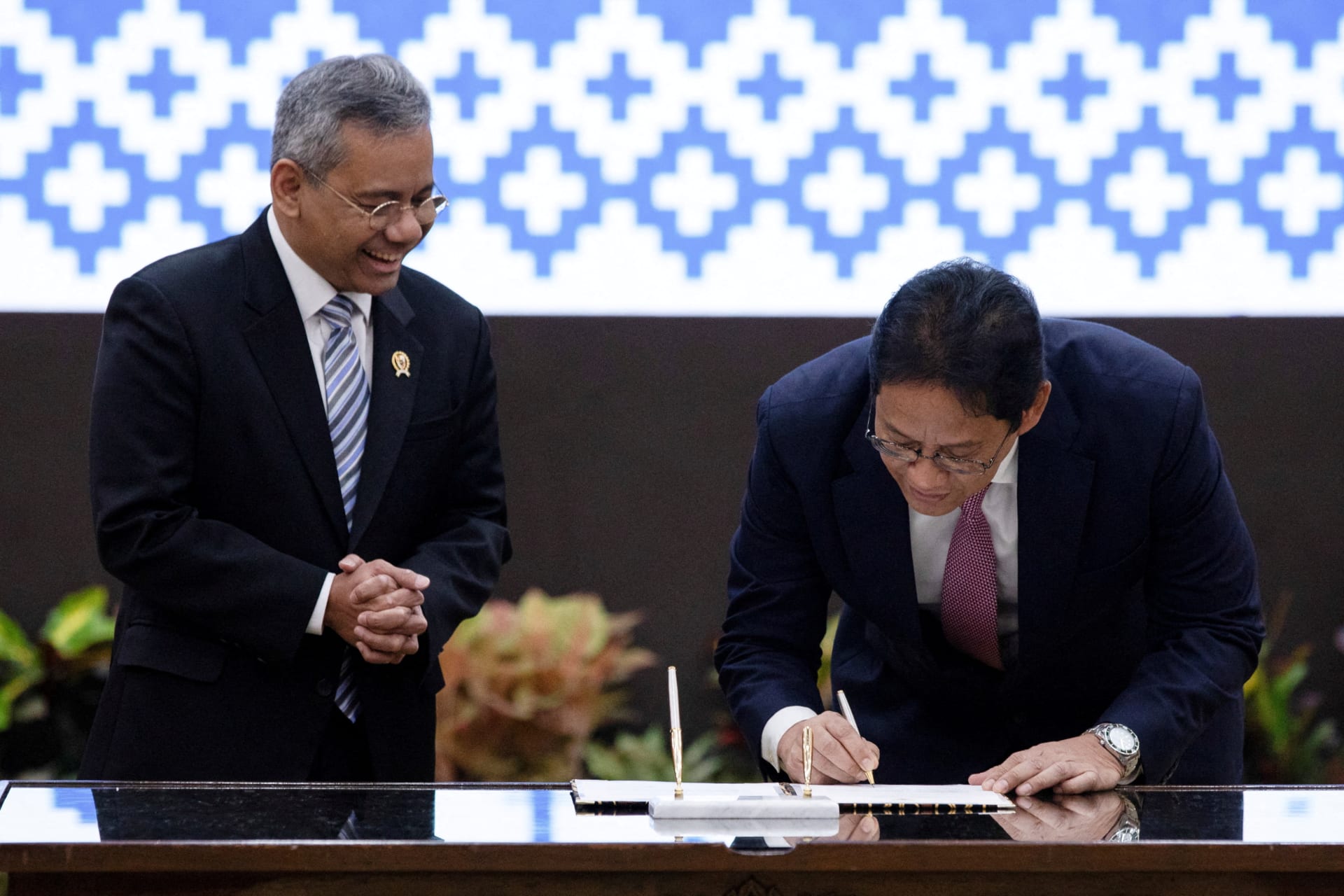 FILE PHOTO: Indonesia's finance minister handover ceremony in Jakarta
