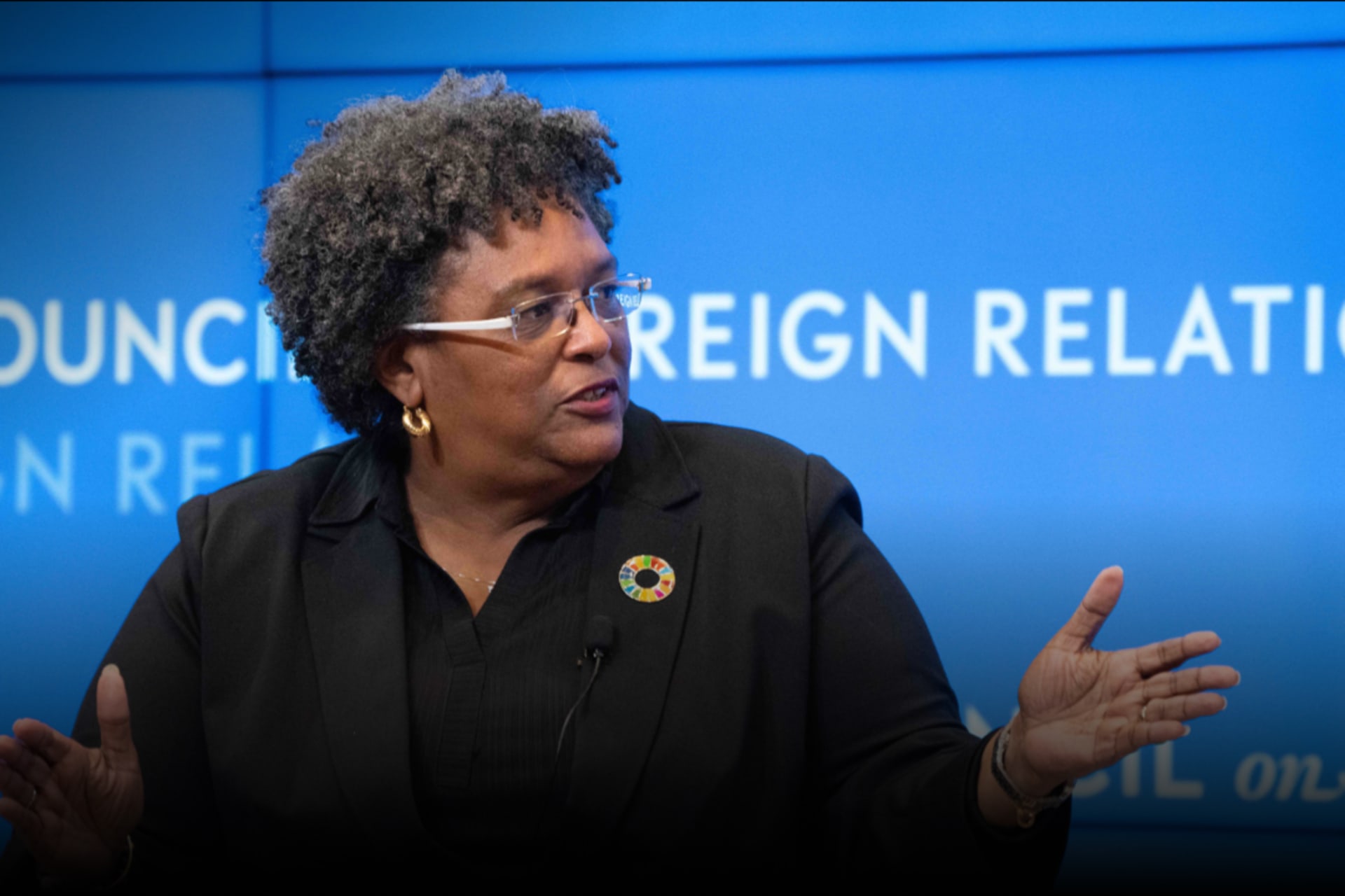 Prime Minister of Barbados Mia Mottley.