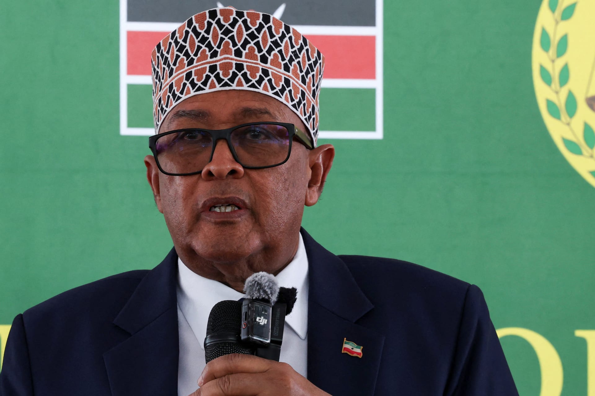Somaliland President Abdirahman Mohamed Abdullahi speaks