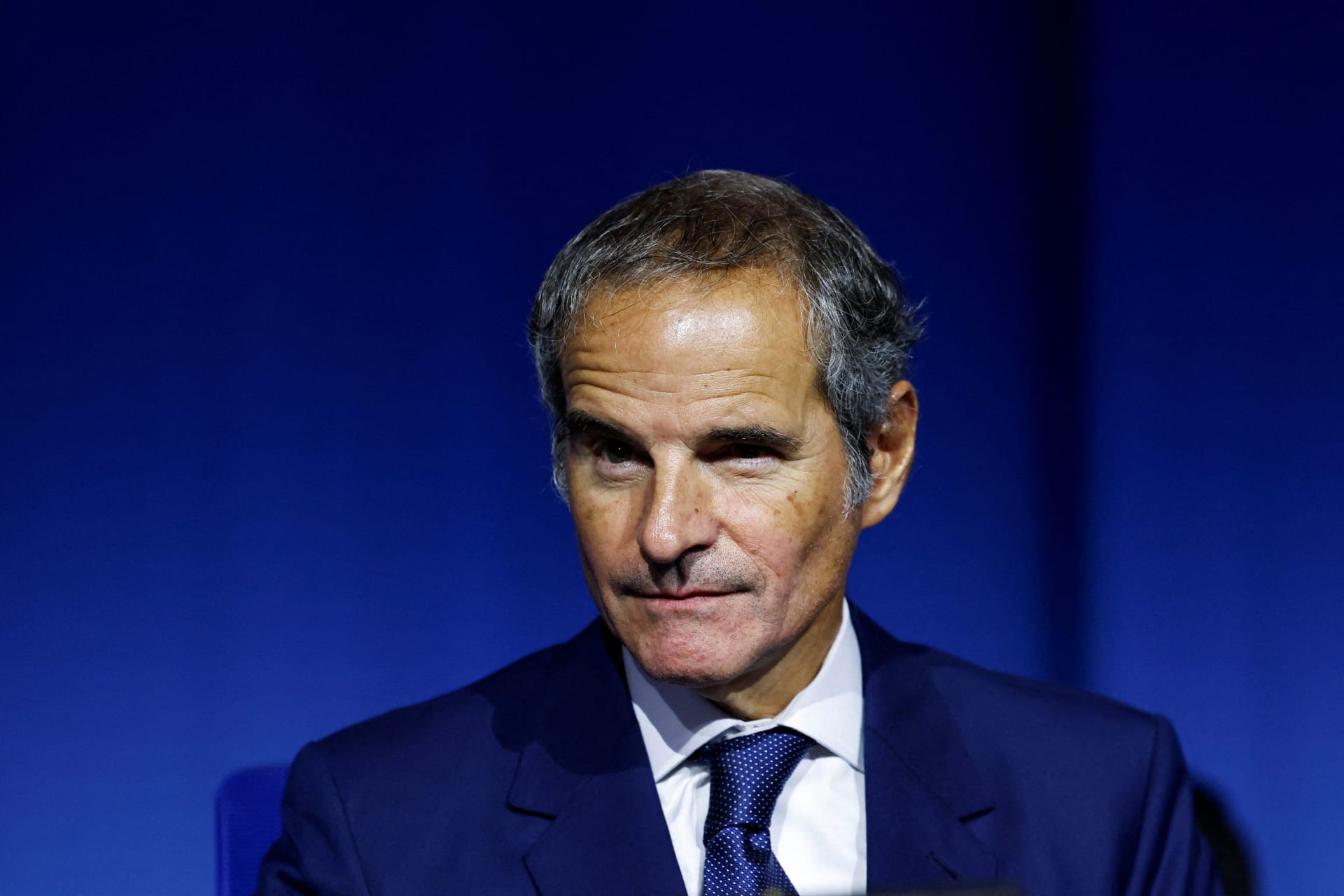 International Atomic Energy Agency Director General Rafael Grossi looks on, on the opening day of the IAEA General Conference at the agency's headquarters in Vienna, Austria, September 14, 2026.