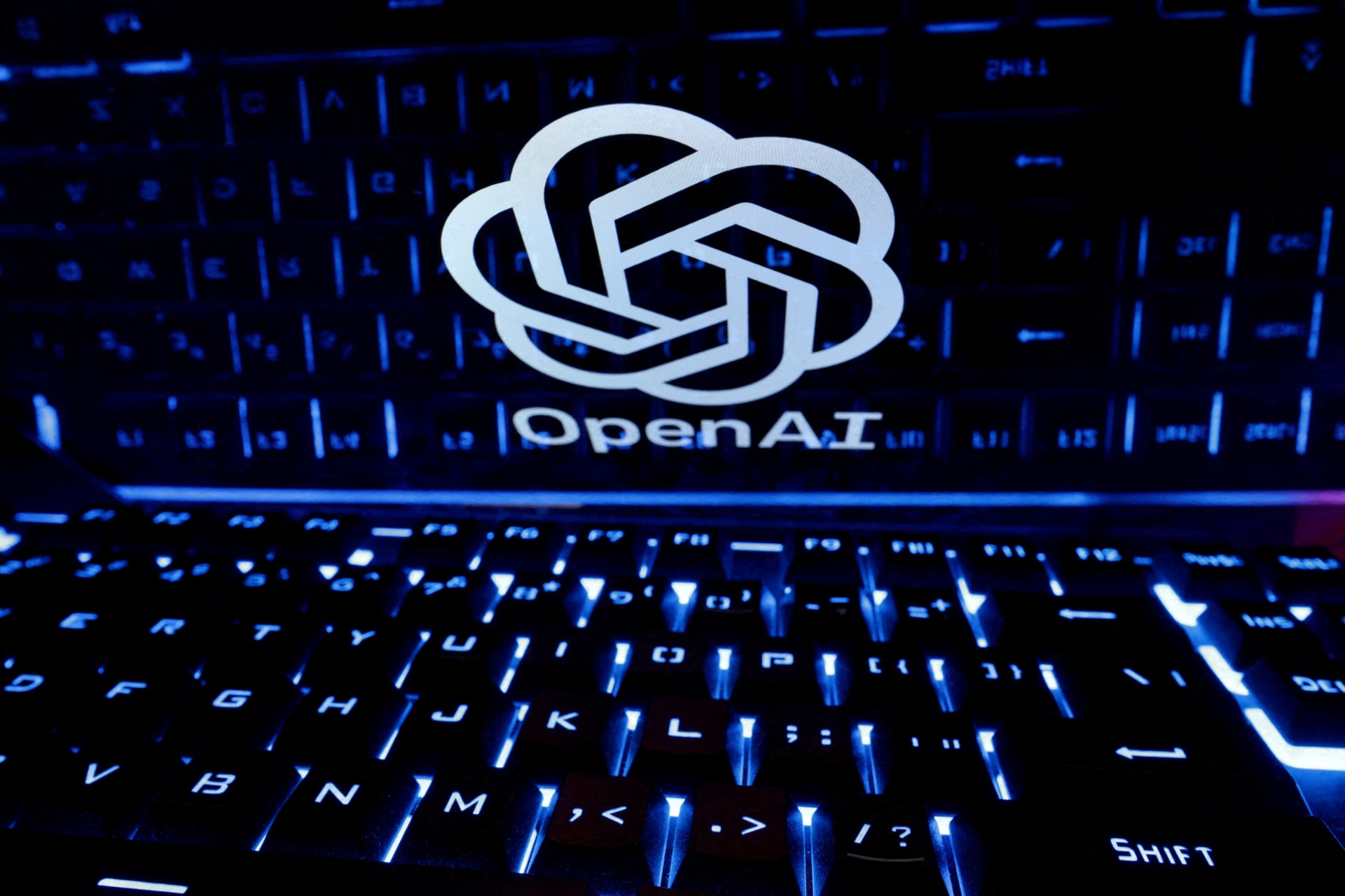 FILE PHOTO: Illustration shows OpenAI logo
