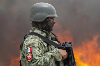 MEXICO-DRUGS-ARMY-INCINERATION