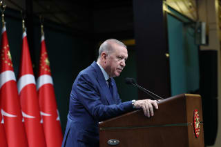<p>Turkish President Recep Tayyip Erdoğan at the Presidential Complex in Ankara, Turkey, on June 30, 2026.</p>