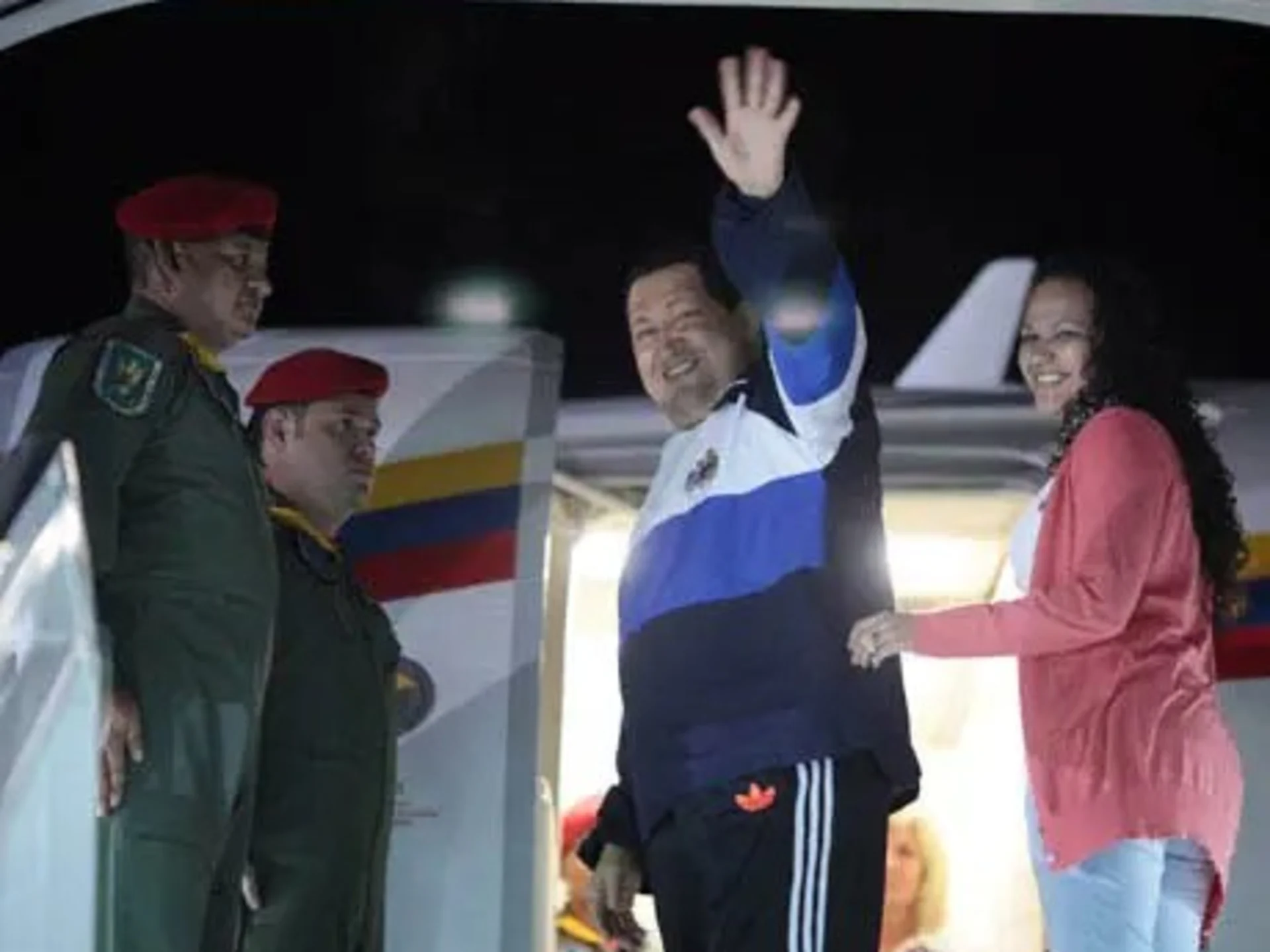 Chavez heads to Cuba to continue his cancer treatment.
