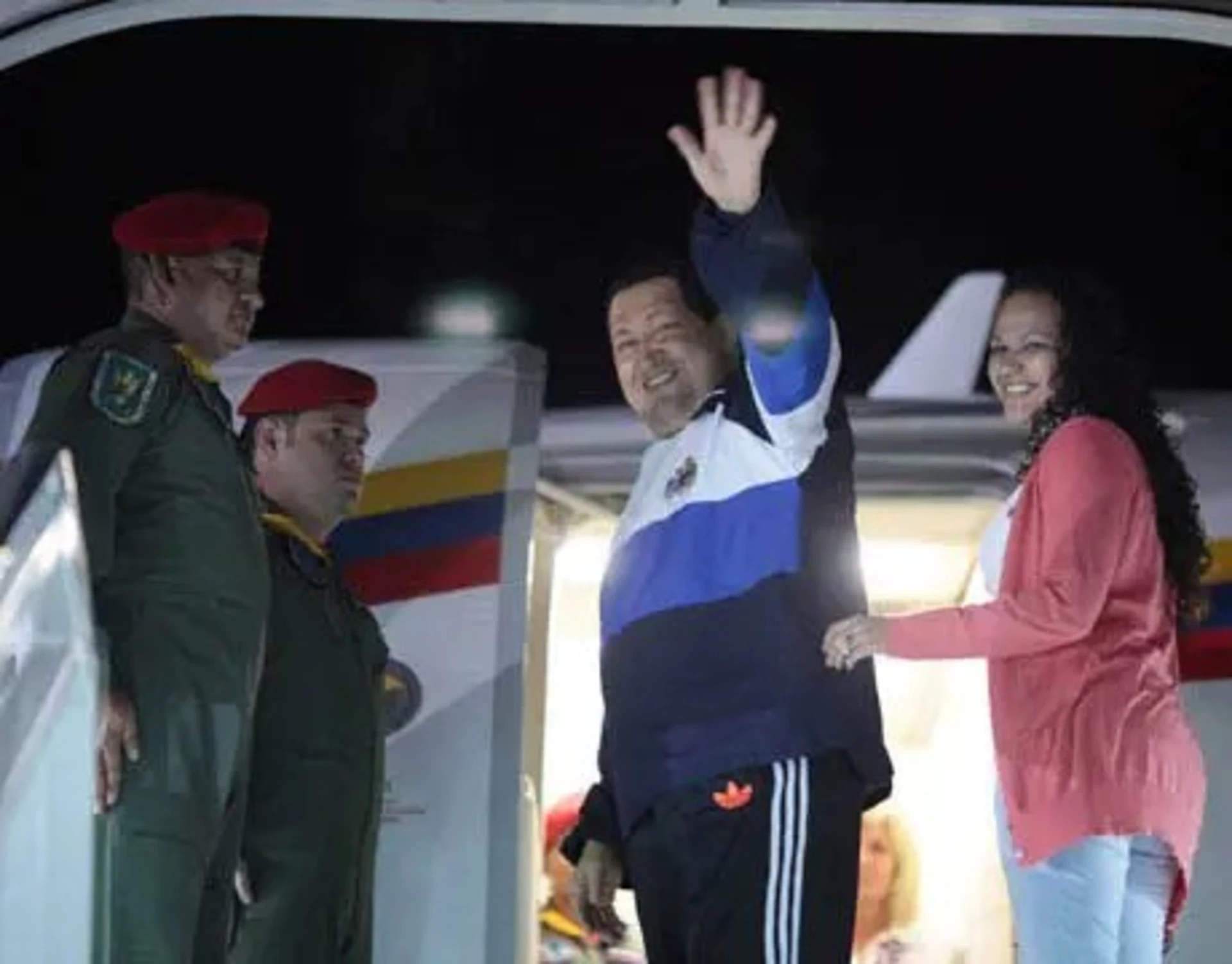 Chavez heads to Cuba to continue his cancer treatment.
