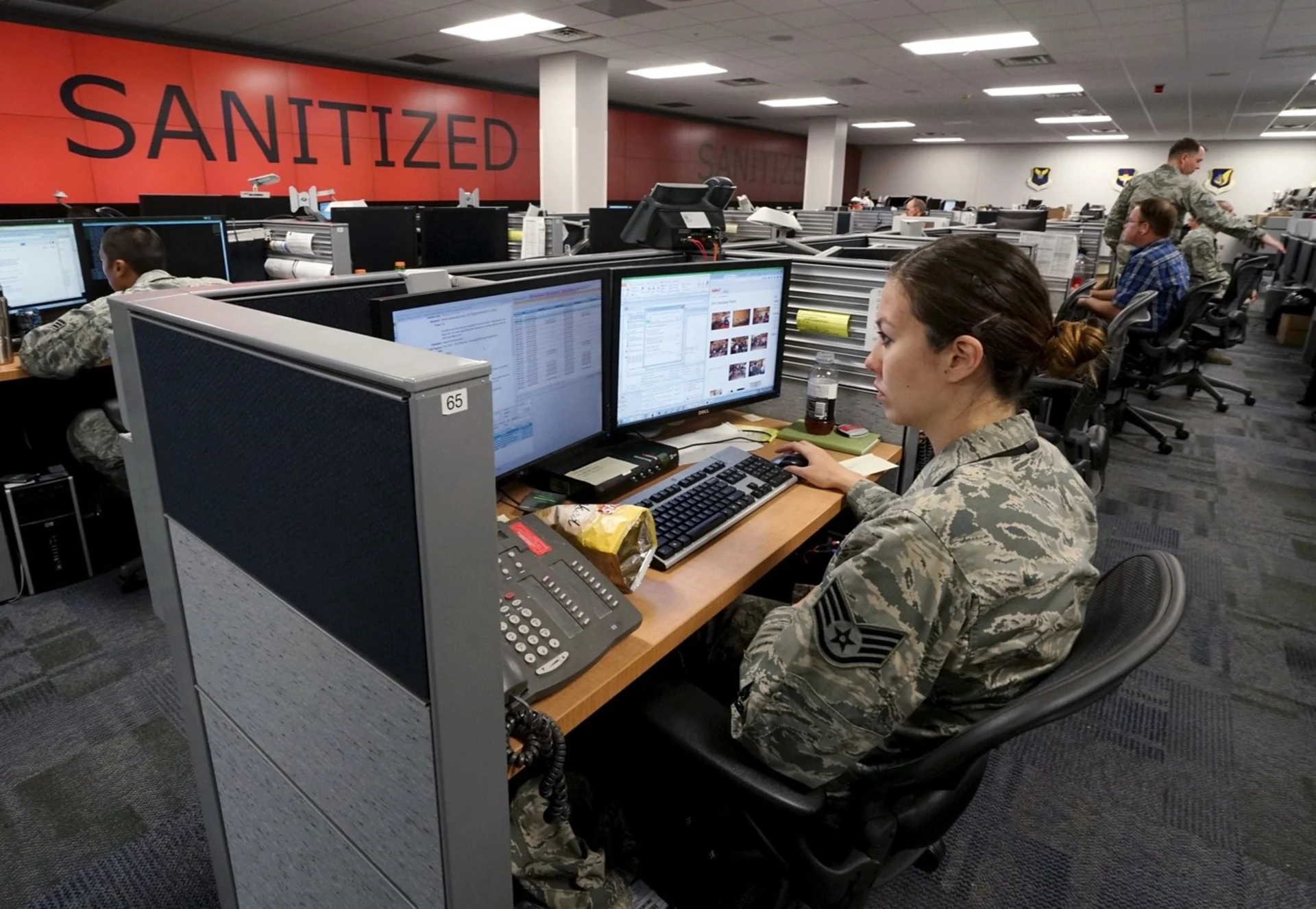 SSgt June Sterbank, Boundary Technician, works at the 561st Network Operations Squadron. 
