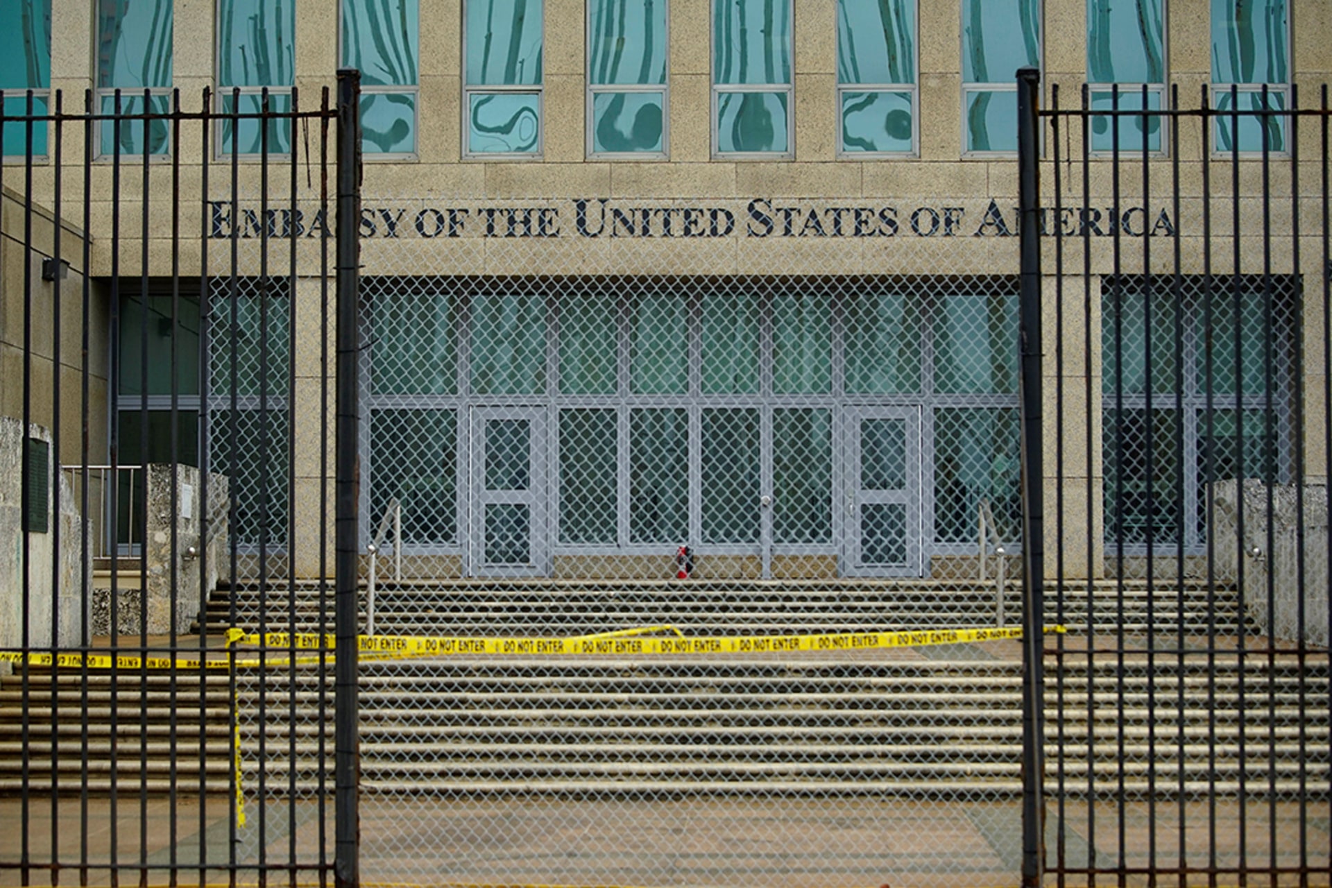 The U.S. Embassy in Havana on September 29, 2017.