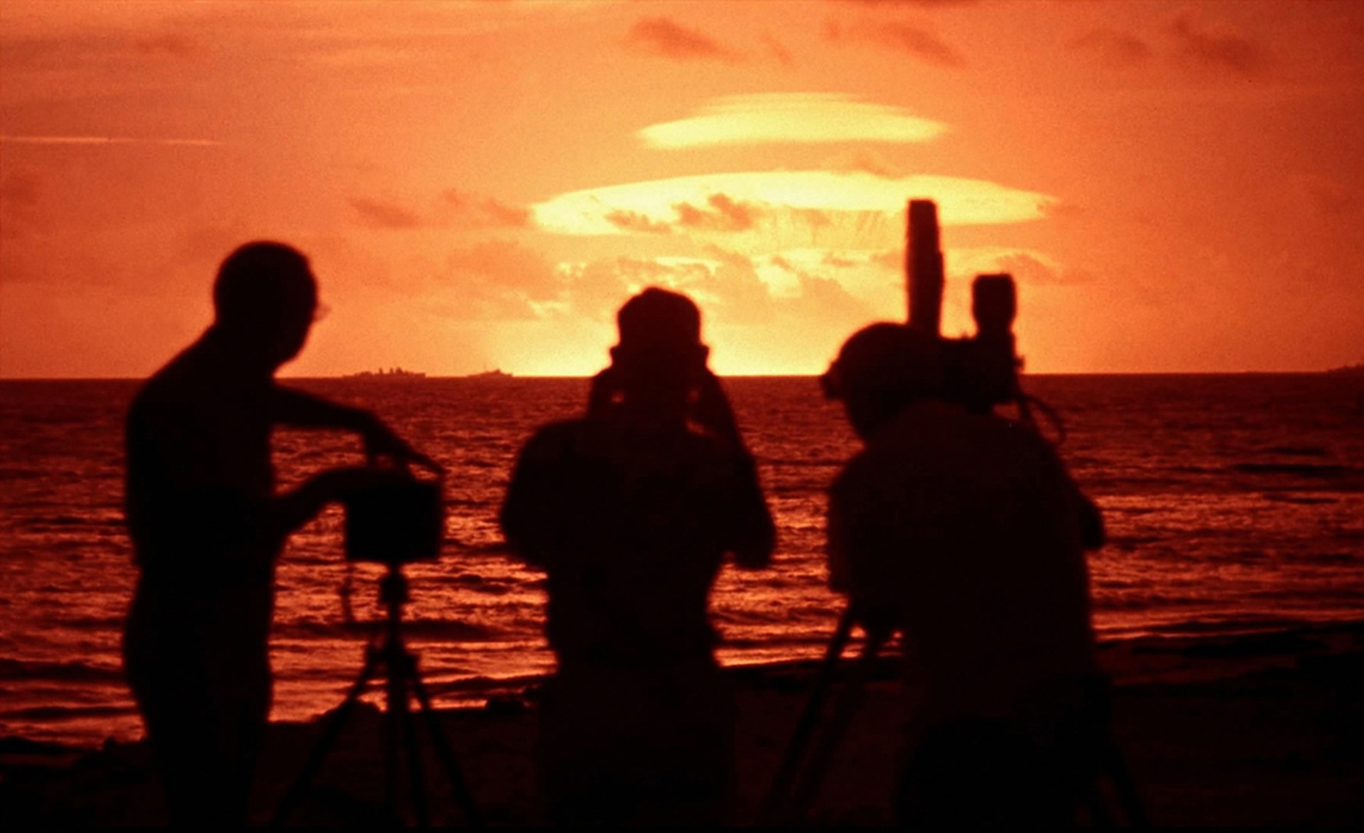 As part of Operation Hardtack 1, the U.S. conducts nearly three dozen nuclear tests on proving grounds in the Pacific Ocean in 1958. 
