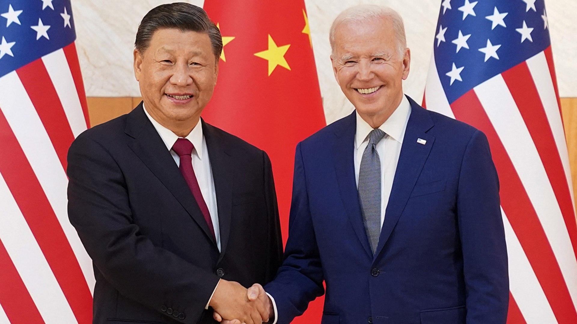 Biden and Xi meet on the sidelines of the Group of Twenty (G20) summit in Bali, Indonesia. 
