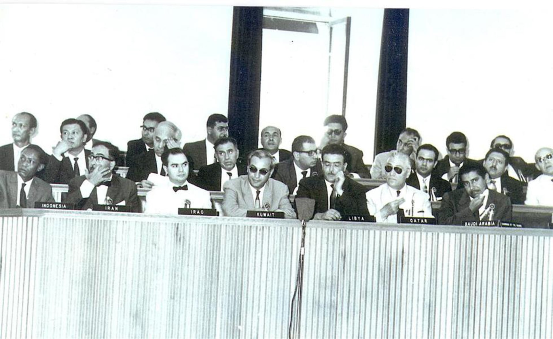 OPEC meeting, 1962.
