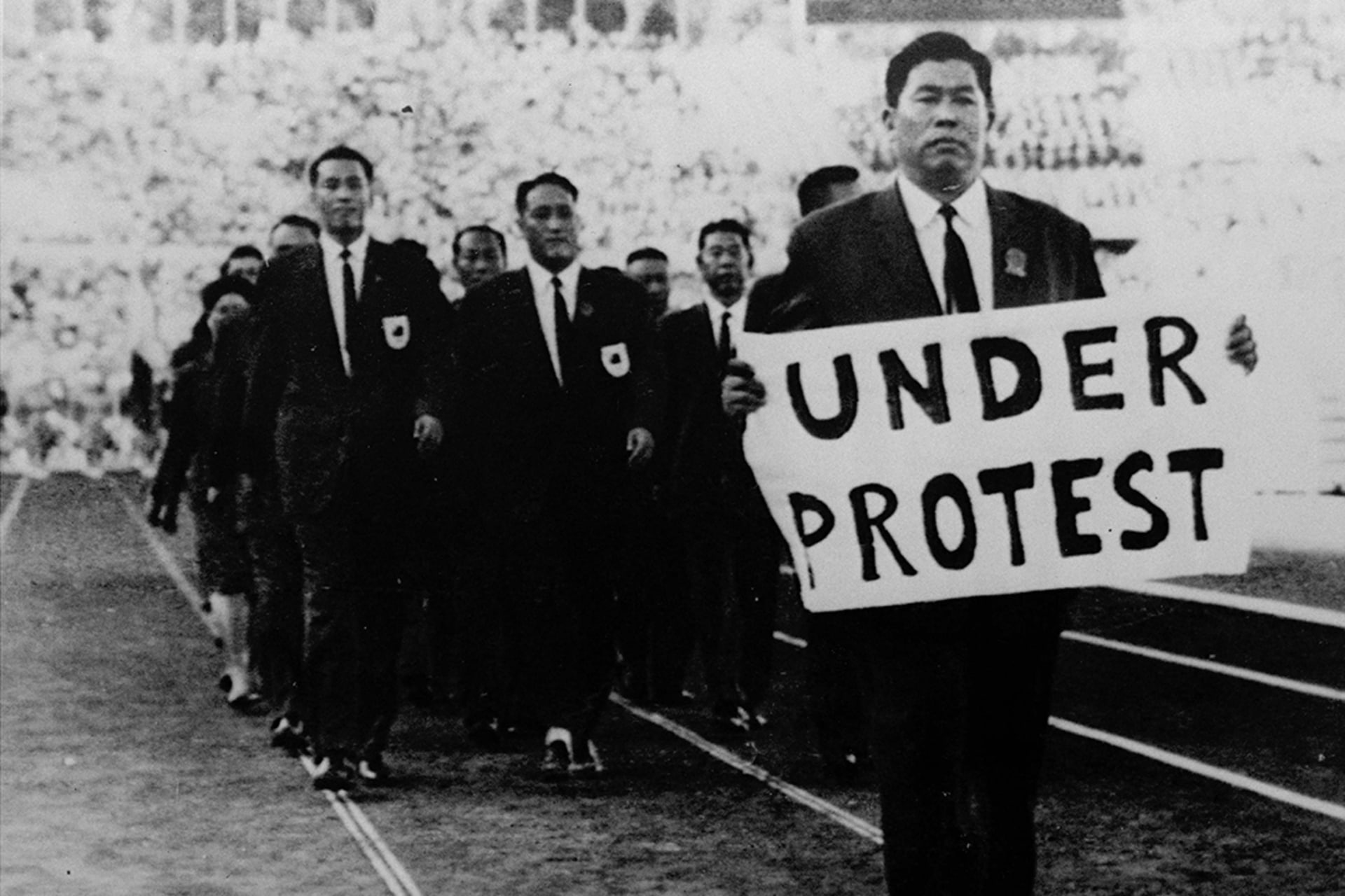 Competing under protest, Taiwan wins its first Olympic medal during the 1960 games in Rome. AP Photo