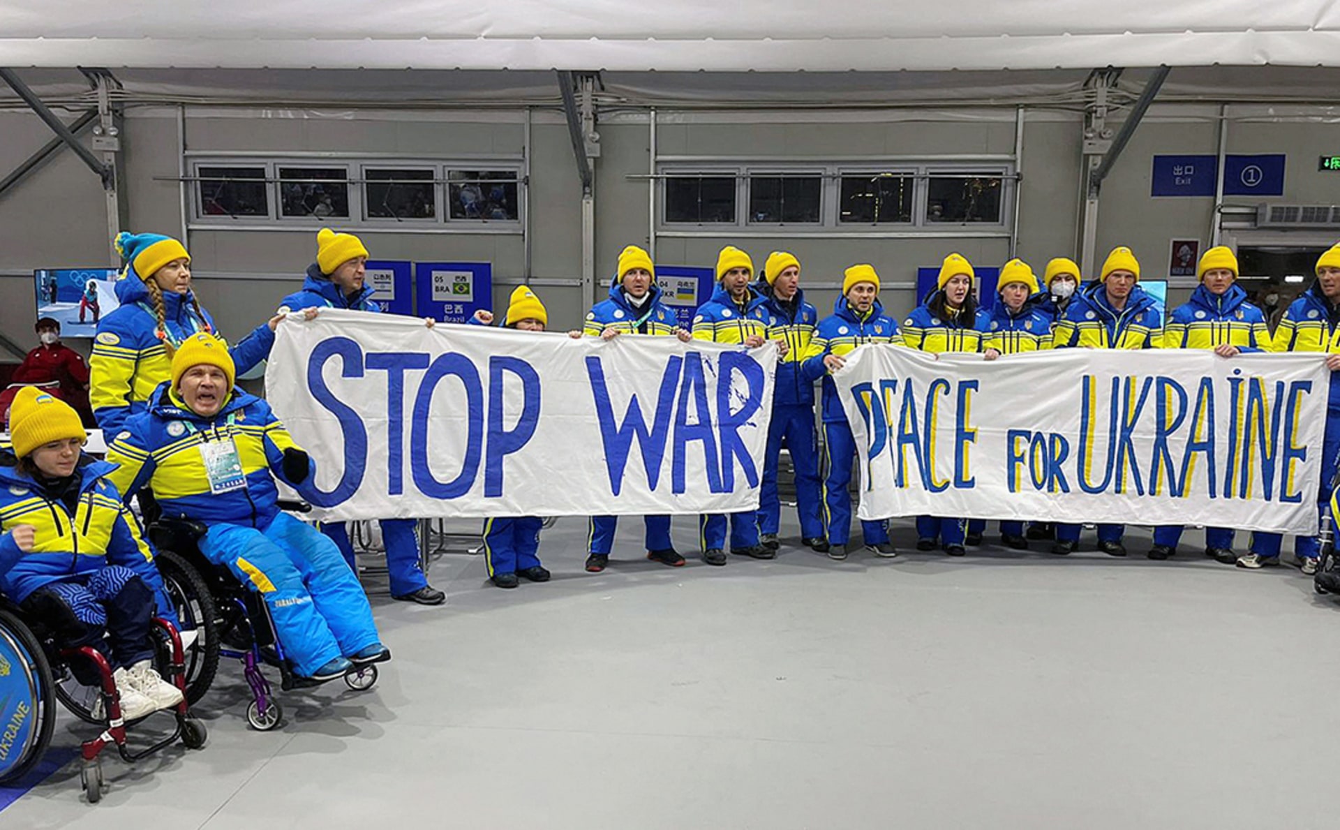 The head of the Ukrainian Paralympic Committee calls it a “miracle” that the team made it to Beijing amid Russia’s invasion of Ukraine. Ukrainian Paralympic Committee/Reuters
