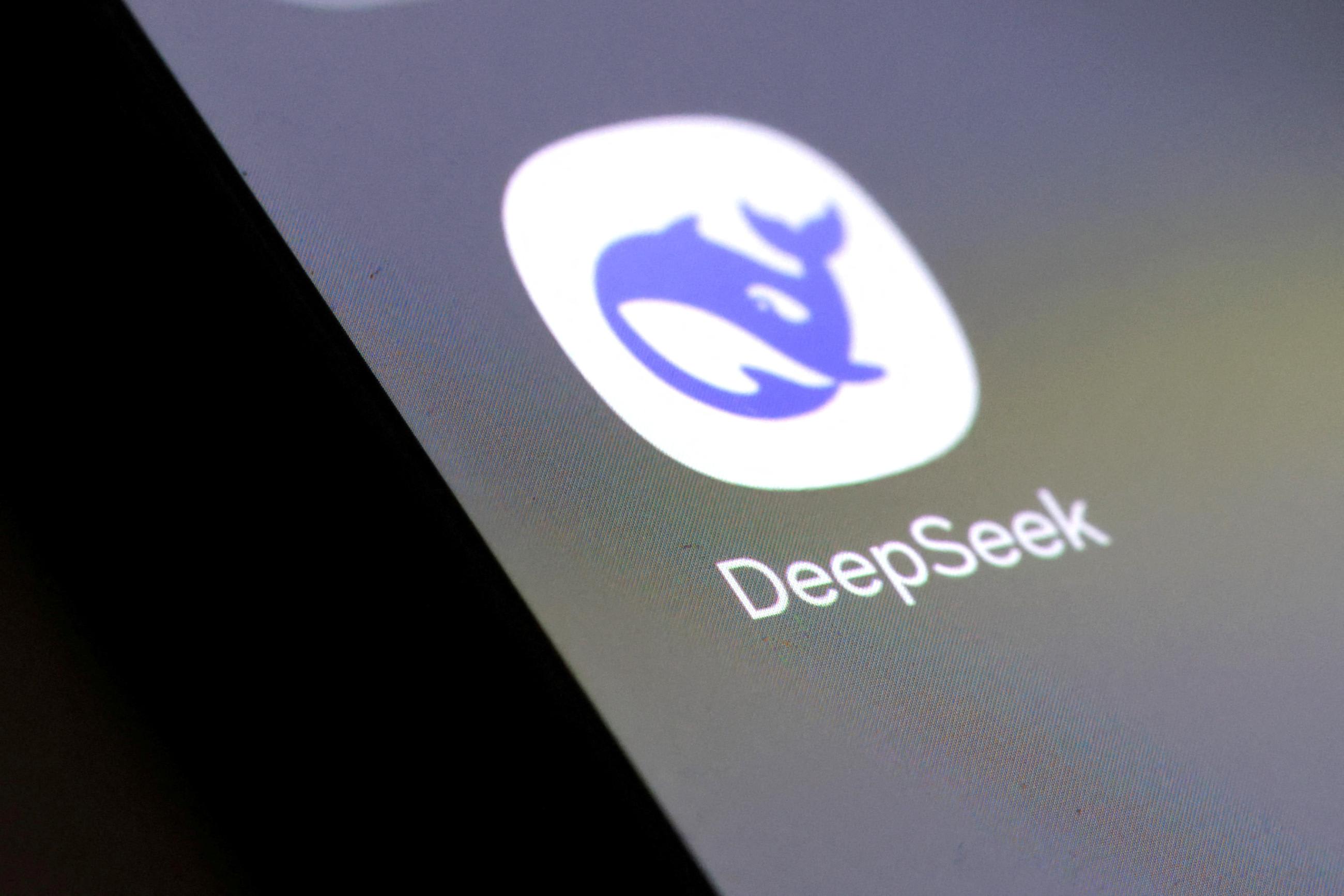 Deepseek app icon is seen in this illustration, on January 27, 2025.