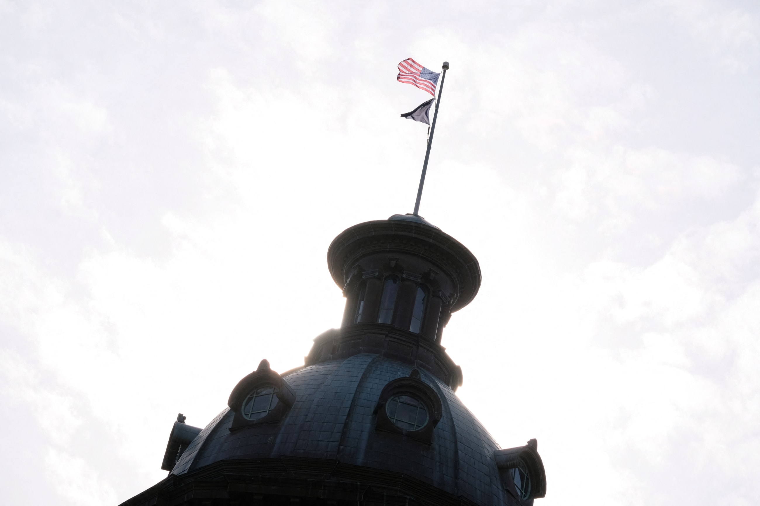 South Carolina's Capitol dome seen in Columbia, on January 15, 2024.