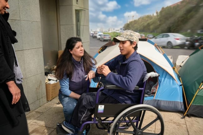 MedGlobal teams provide urgent support to internally displaced persons, in Beirut, Lebanon, on March 16, 2026.