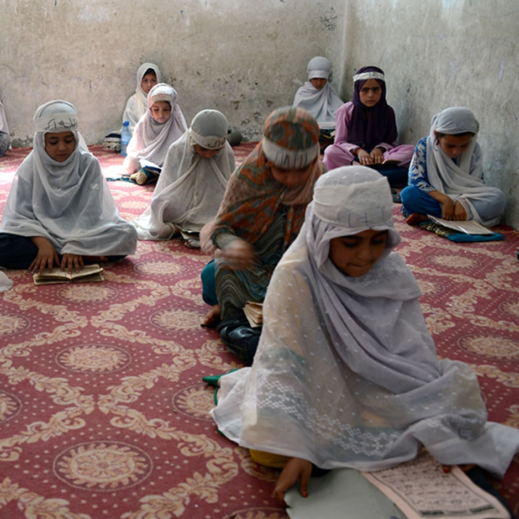 <p>The number of girls enrolled in primary school soared following the U.S. invasion in 2001.</p>
