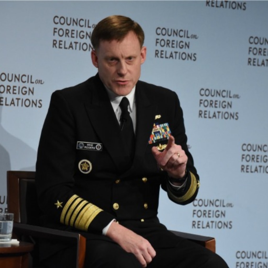 <p>Admiral Mike Rogers, director of the National Security Agency and the commander of U.S. Cyber Command.</p>
