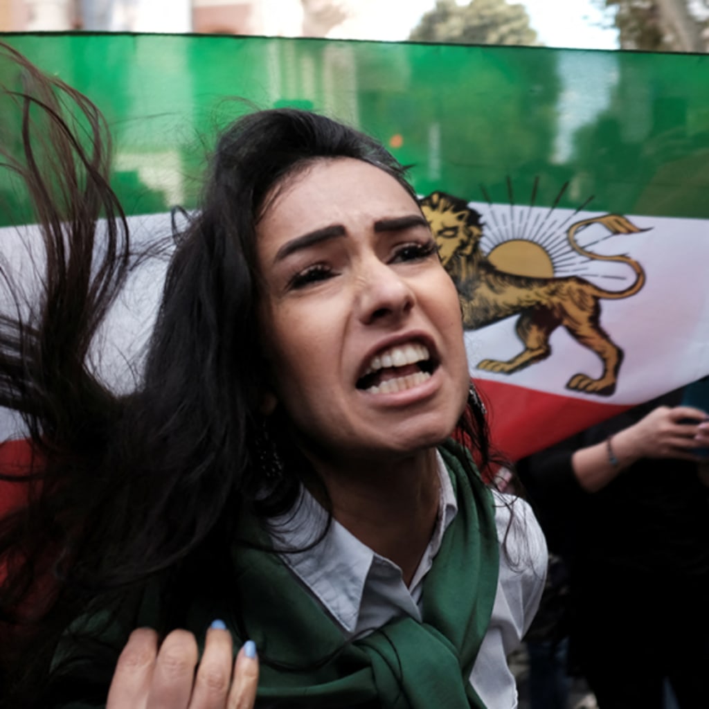 iranian protest woman