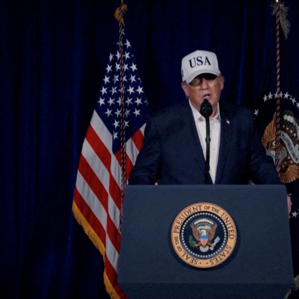 <p>President Donald Trump announces that the United States has begun major combat operations in Iran, February 28, 2026.</p>

