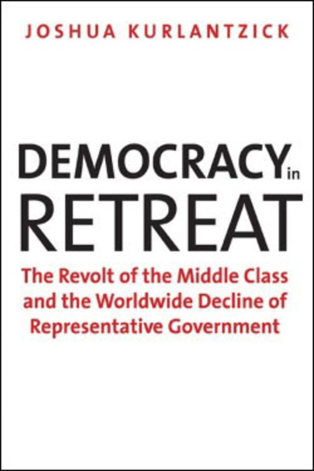 Democracy in Retreat cover