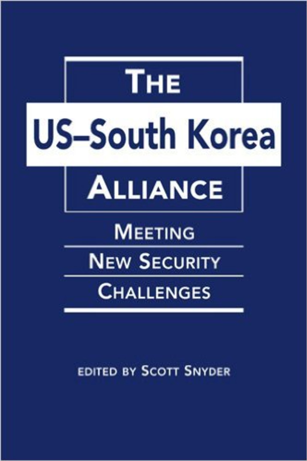 The US–South Korea Alliance cover