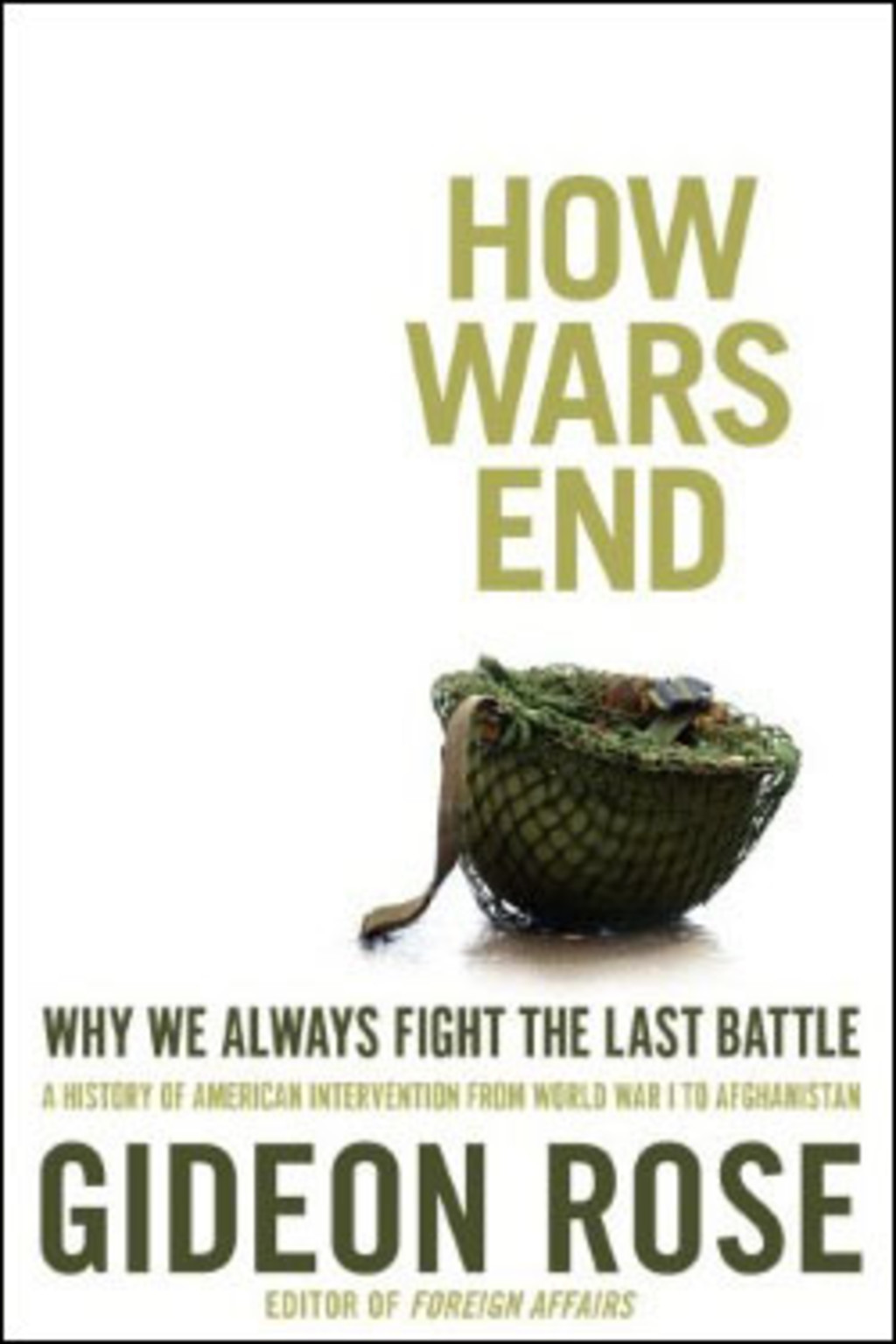 How Wars End cover