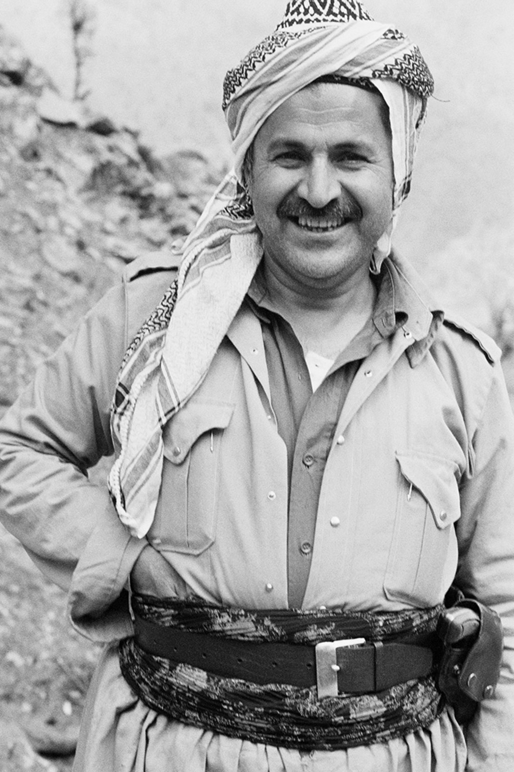 Jalal Talabani, seen here in 1979, is the founder of the PUK. 
