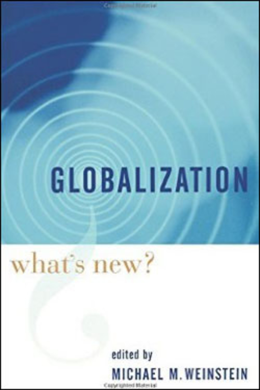 Globalization cover