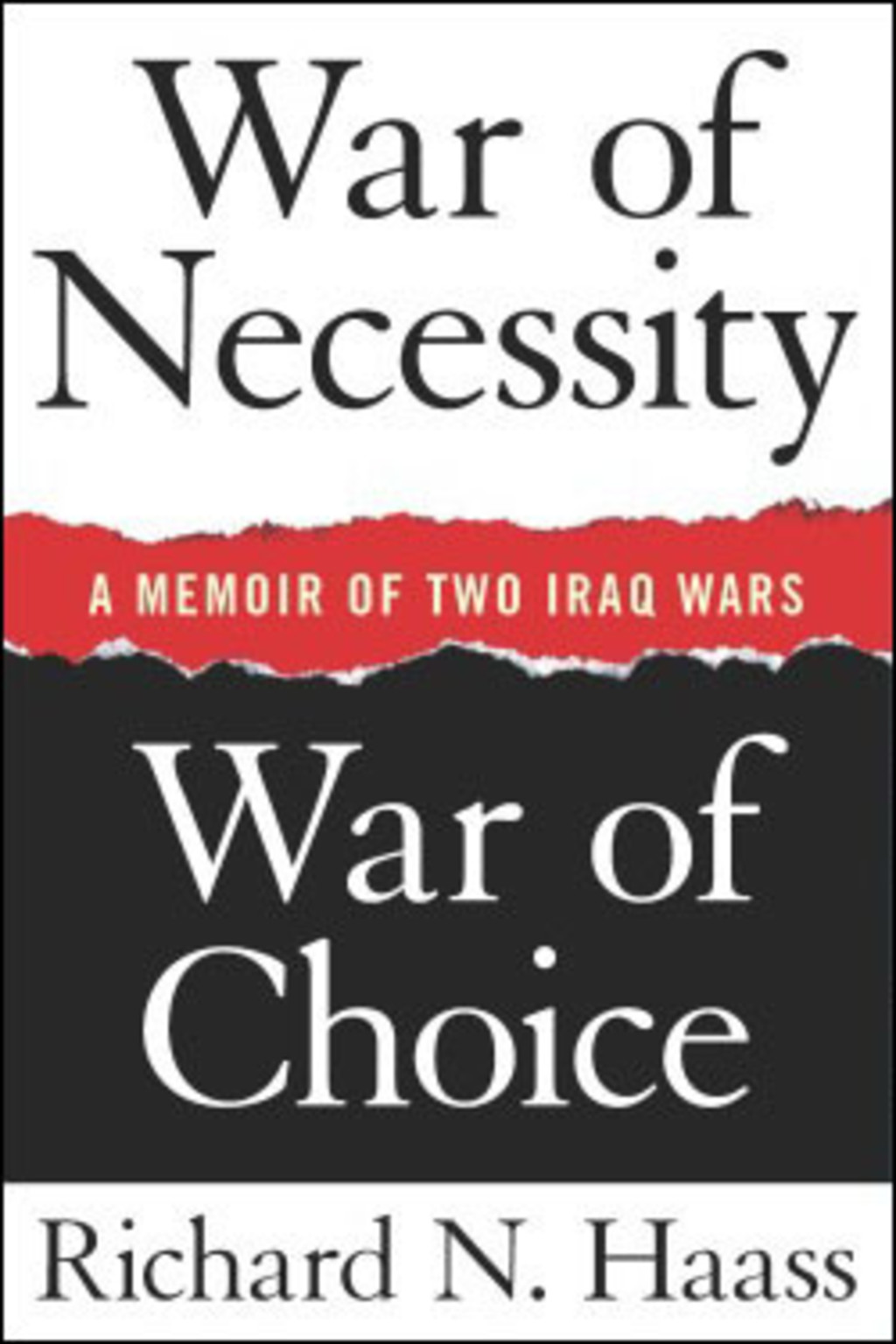 War of Necessity, War of Choice cover