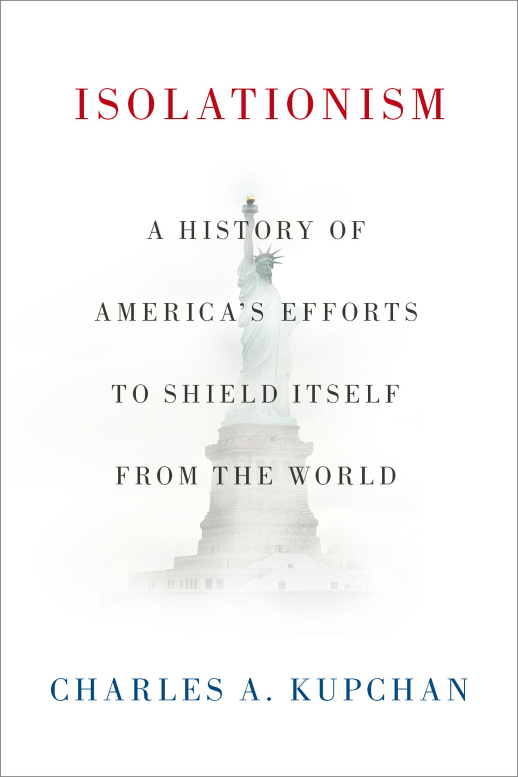 Book cover with image of obscured statue of liberty