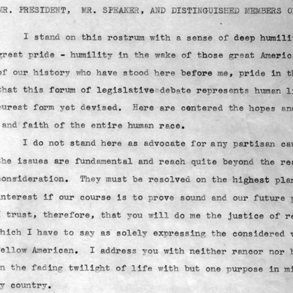 TWE Remembers: General Douglas MacArthur's Speech to Congress