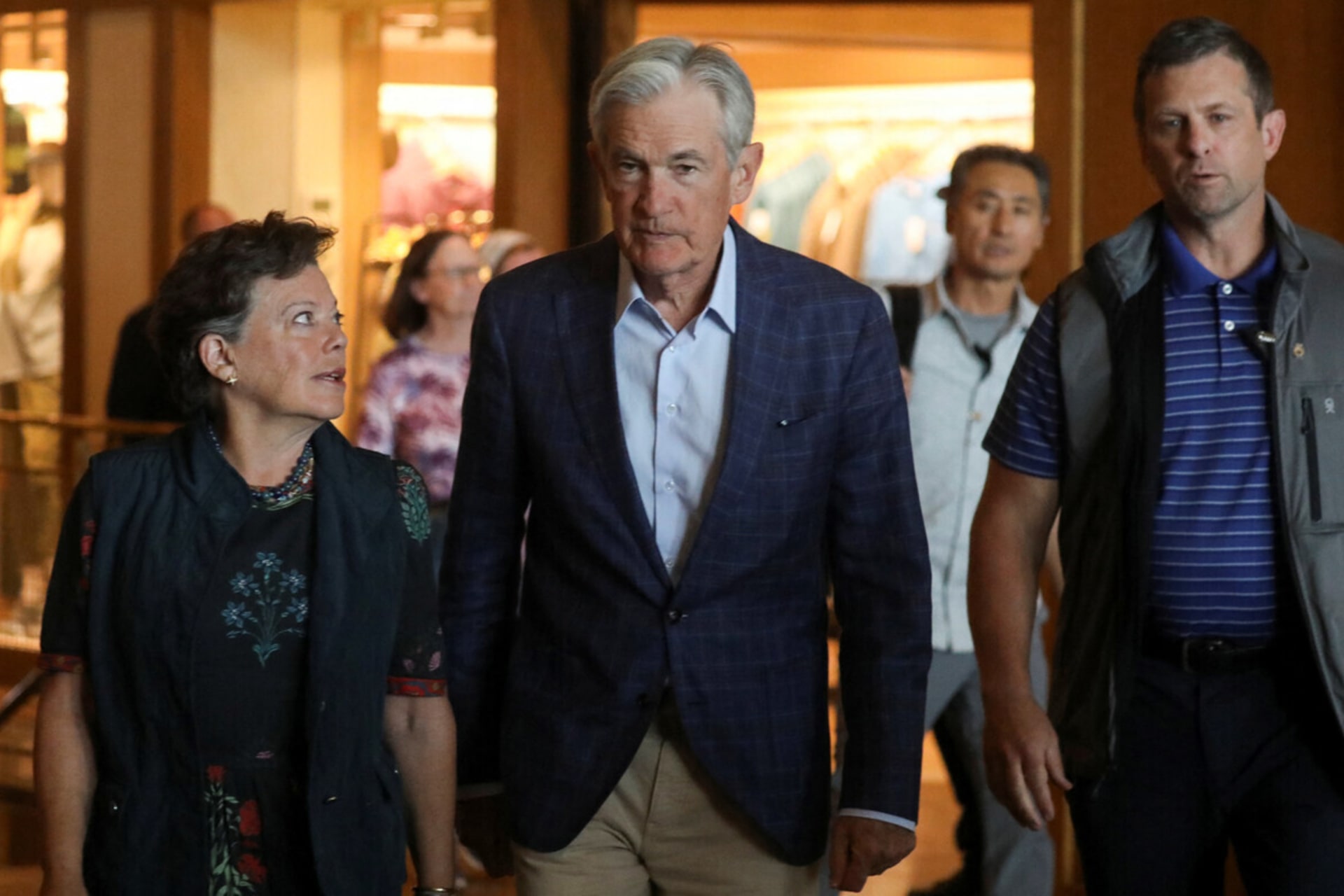 <p>Federal Reserve Chair Jerome Powell attends the economic symposium in Jackson Hole, Wyoming, August 21, 2025.</p>