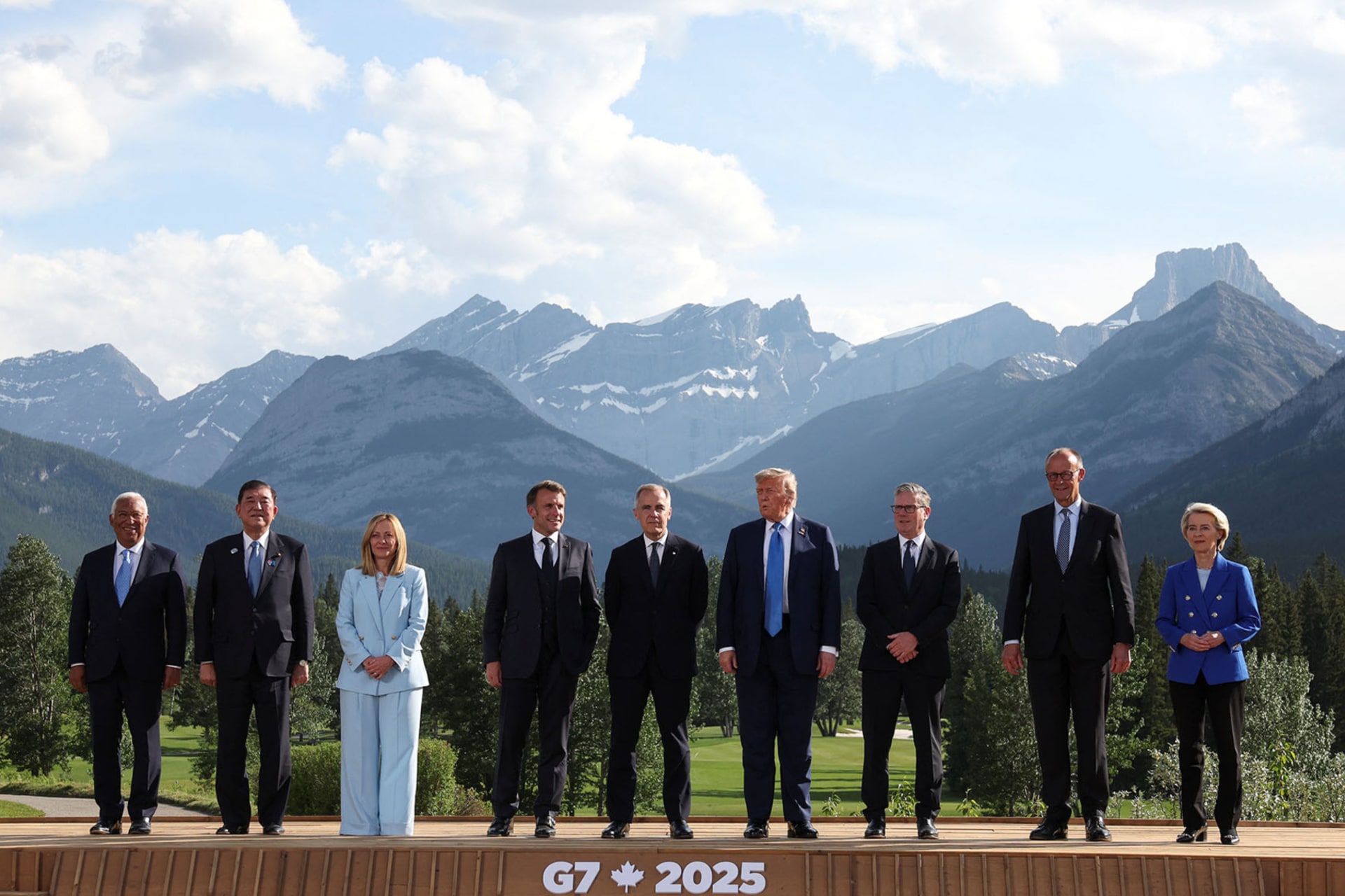 <p>G7 leaders pose for a photo during the group’s June 2025 summit in Kananaskis, Alberta, Canada.</p>

