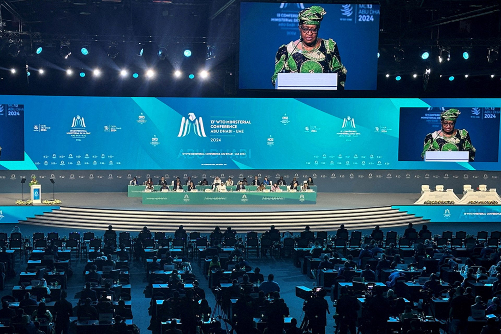 <p>13th WTO Ministerial Conference in Abu Dhabi, UAE.</p>
