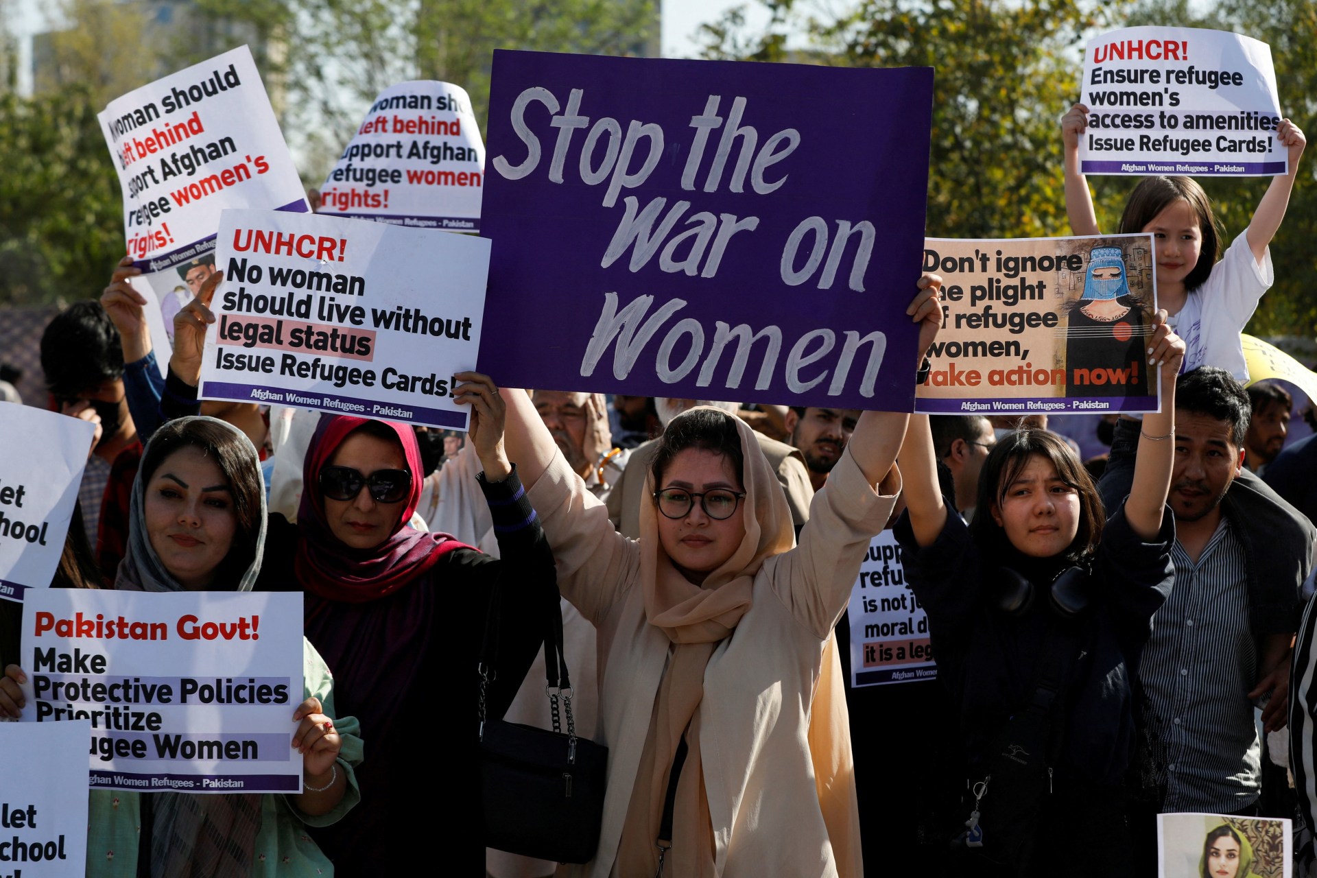 <p>International Women’s Day in Islamabad.</p>