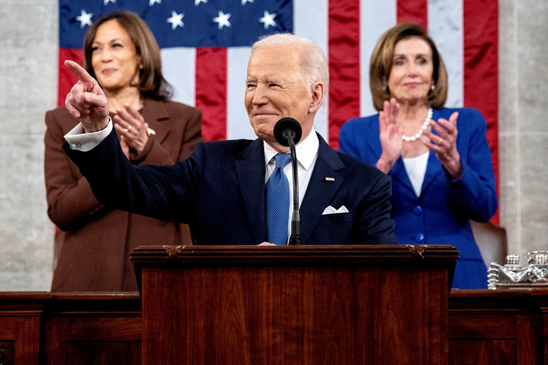 <p>President Joe Biden delivers his first State of the Union address on March 1, 2022. </p>