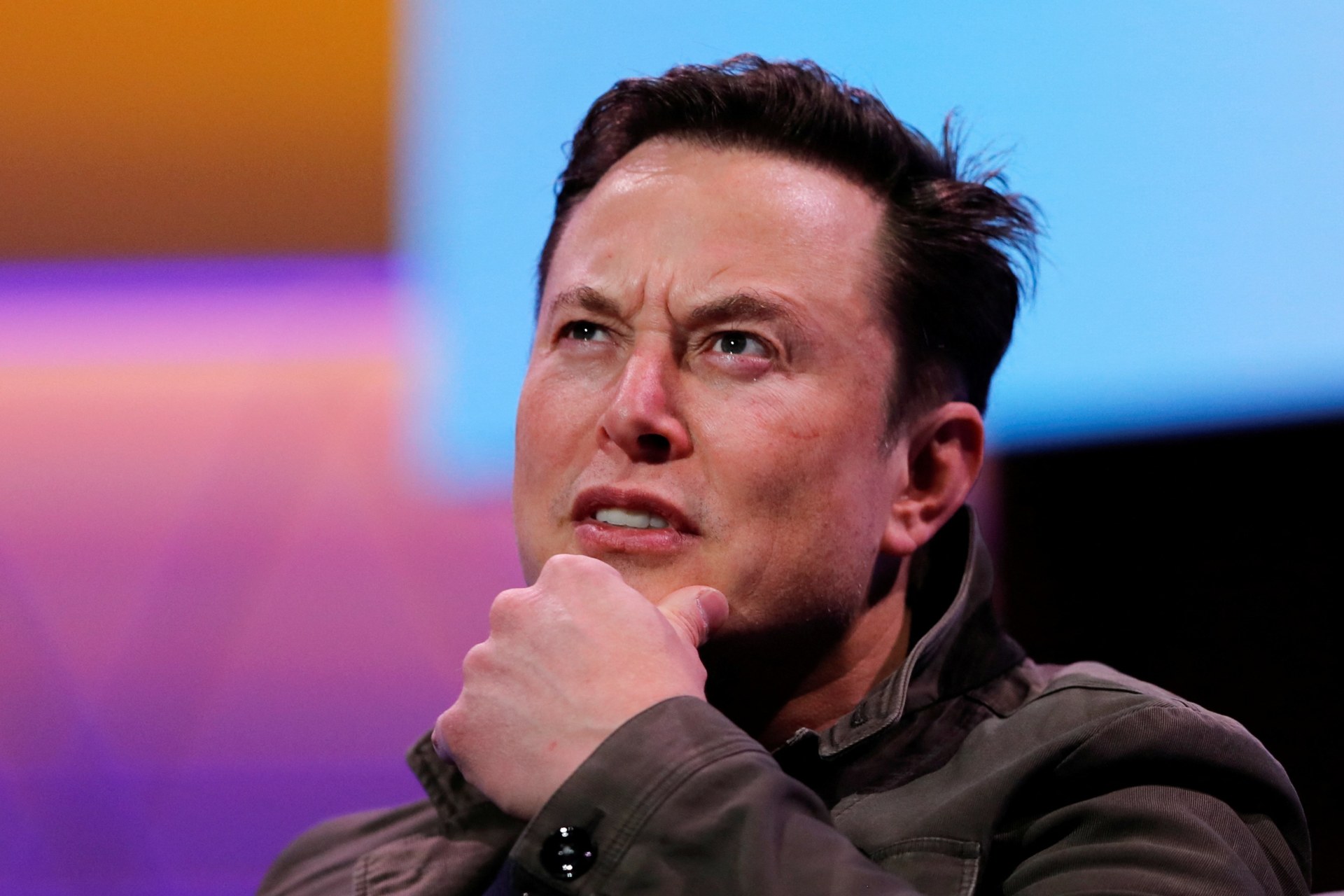 <p>Elon Musk gestures during the E3 gaming convention in California in June 2019.</p>
