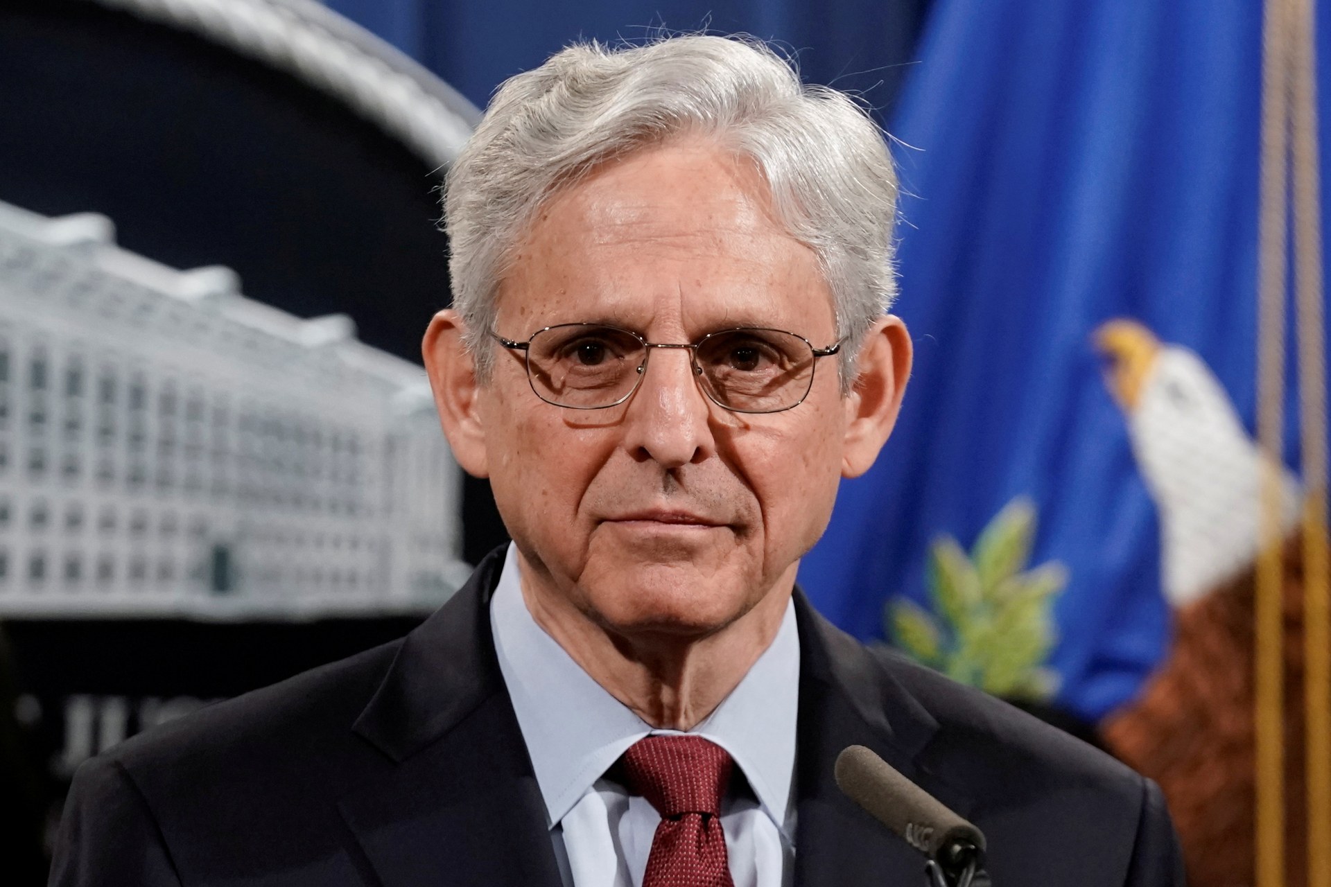 <p>U.S. Attorney General Merrick Garland speaks at a news conference on June 25, 2021.</p>
