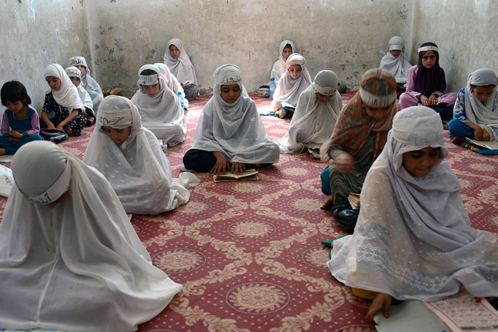 <p>The number of girls enrolled in primary school soared following the U.S. invasion in 2001.</p>