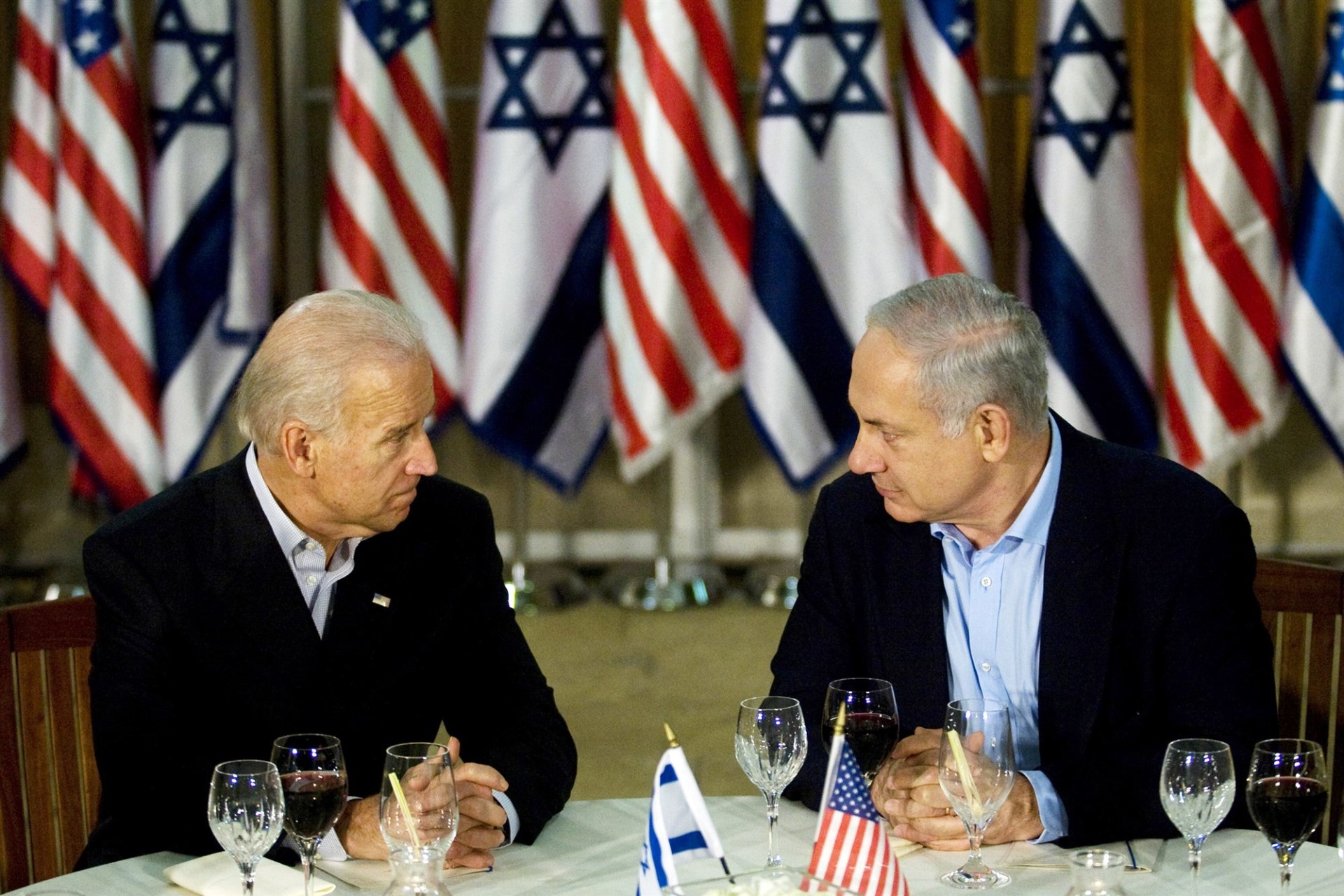 <p>Then-Vice President Joe Biden and Israeli Prime Minister Benjamin Netanyahu in March 2010.</p>
