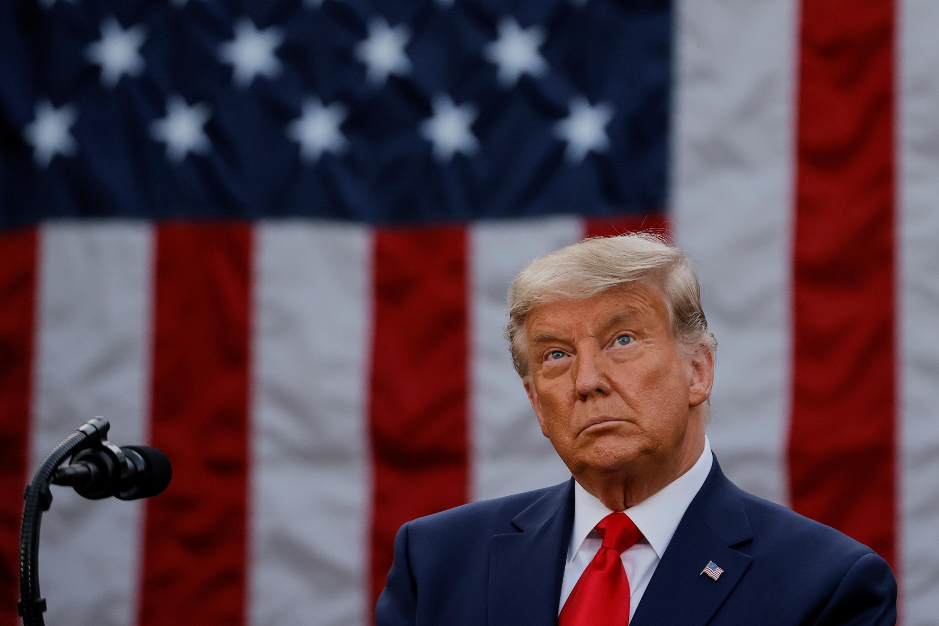 <p>President Donald Trump delivers an update on coronavirus vaccine progress at the White House on November 13, 2020. </p>